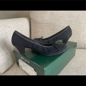 Blue Suede Shoes Paul Green Suede Pumps Like New